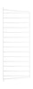 String Furniture String System Side Panel Wall Mounted 30x75 Cm White, Set Of 2