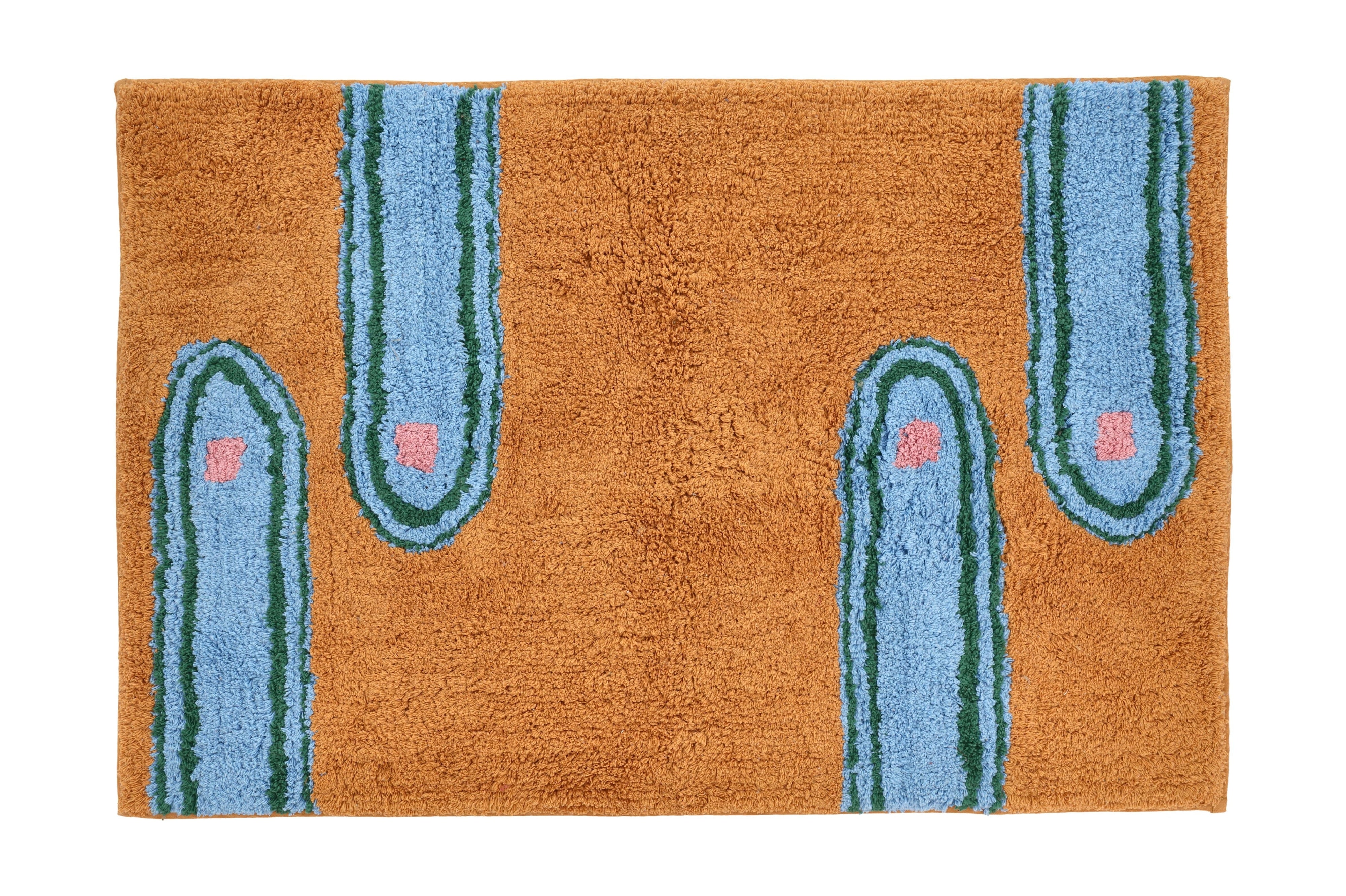 [product_category]-Styles Rug 60x90 Cm, Brown/Blue/Green/Pink-Villa Collection-5722000292197-29219-VIL-1