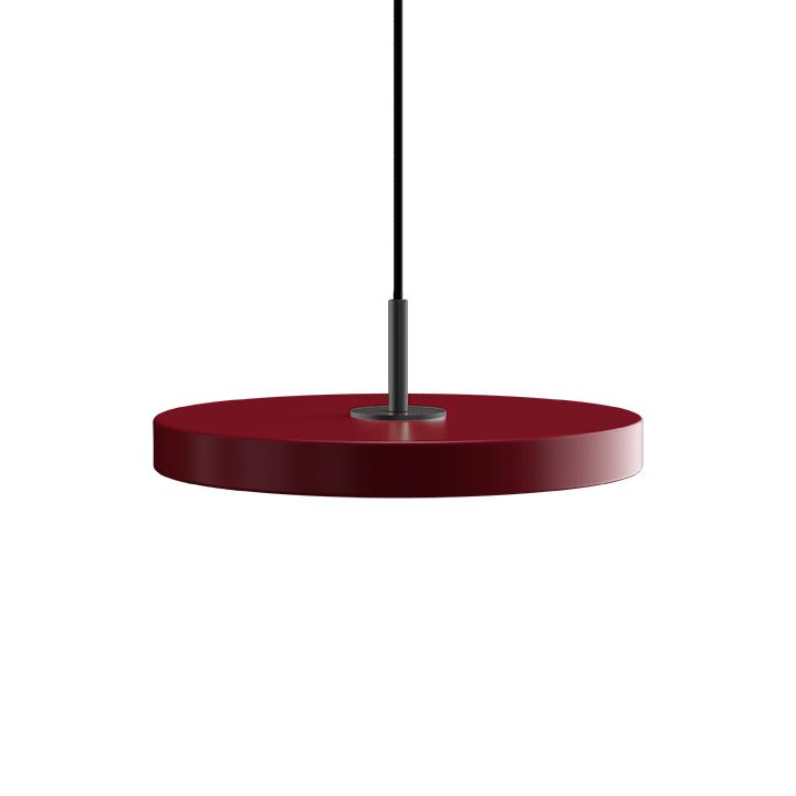 Umage Asteria Mini LED anheng, black metal/ruby rød