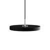  Astéria mini pendentif LED acier / noir