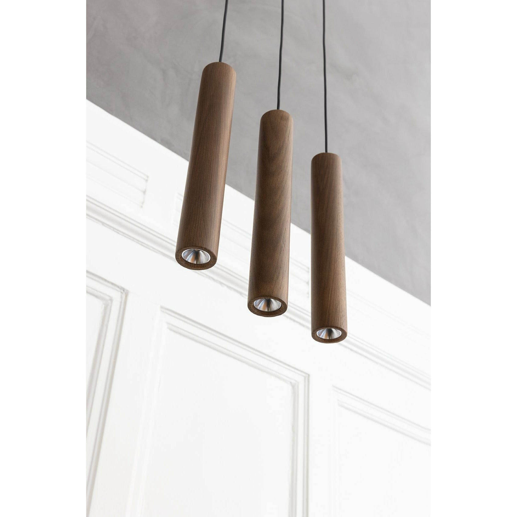 Umage Chimes Cluster Pendant, Dark Oak