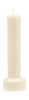 Villa Collection Hvils Pillar Candle ø 8 X 23 Cm, Creme