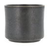 Villa Collection Leer Flowerpot Ø 15 x 13 cm, svart metallisk