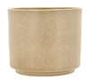 Villa Collection Leer Flowerpot Ø 17 x 15 cm, kerma