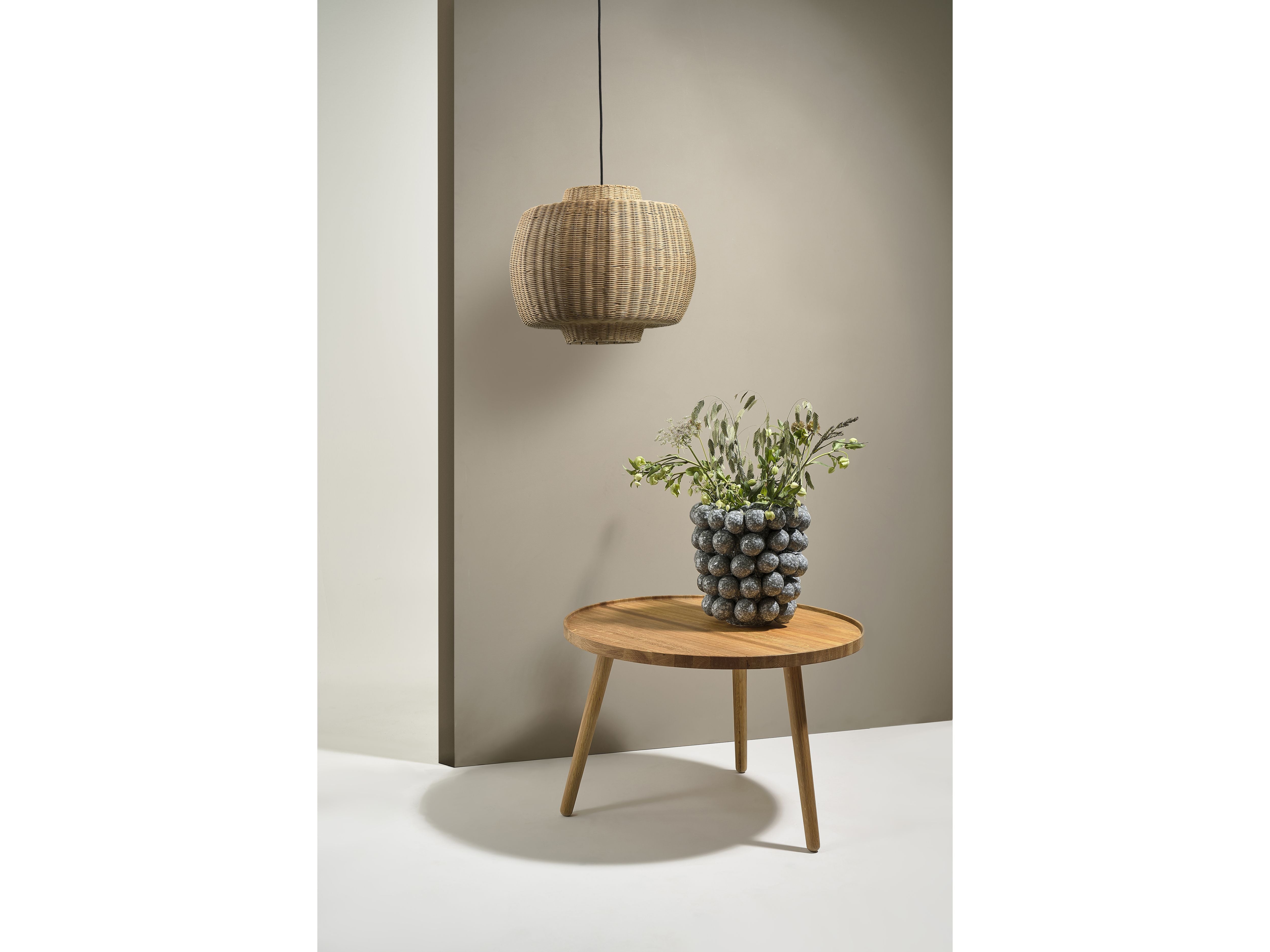 [product_category]-Villa Collection Vinka Pendant Lamp Rattan, øx H 50x42 Cm-Villa Collection-5722000279969-27996-VIL-3