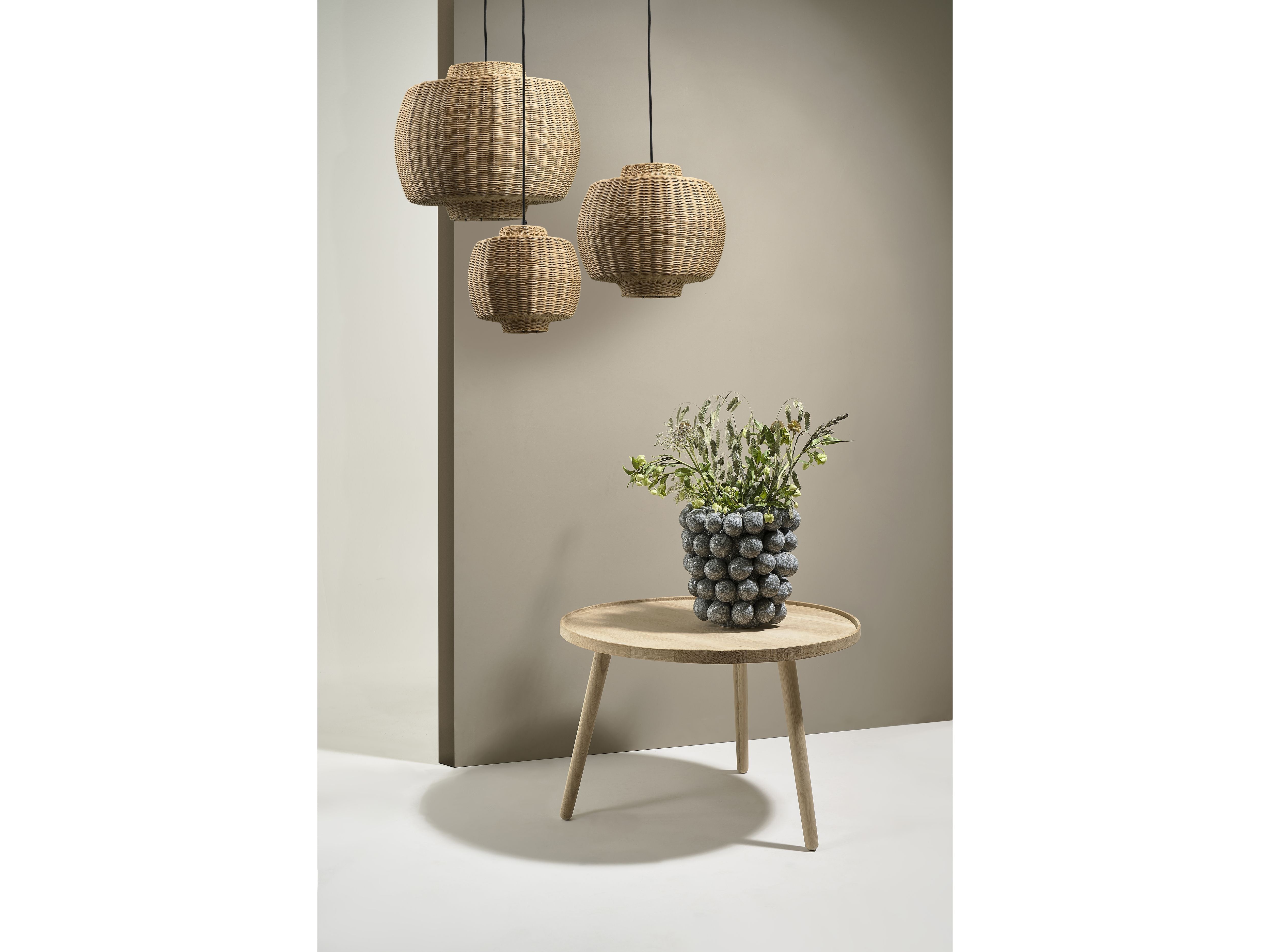 [product_category]-Villa Collection Vinka Pendant Lamp Rattan, øx H 50x42 Cm-Villa Collection-5722000279969-27996-VIL-4