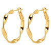 Boucles d'oreilles Vincent Olga Creol Gold plaqué