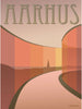  Aarhus Aros Poster 15 X21 Cm