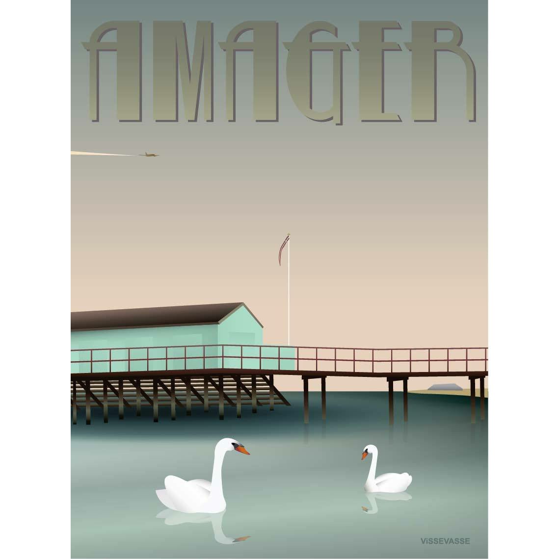 Vissevasse Amager Helgoland Poster, 30 x40 cm