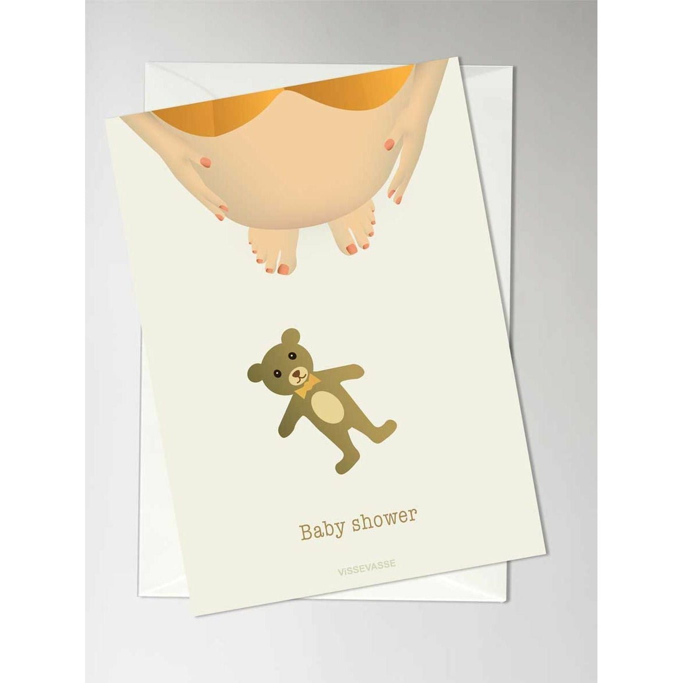 Vissevasse Carte de voeux de baby shower