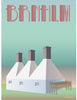 Vissevasse Bornholm Smokehouse Poster, 15 x21 cm