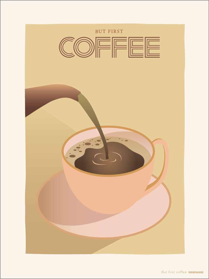 Vissevasse Mais première affiche de café