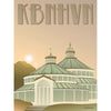  Kopenhagen botanische tuinposter 30 x40 cm