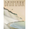 Vissevasse Dänemark Klippe Poster, 30 X40 Cm