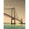  Denmark Lillebælt Bridge Poster 30 X40 Cm