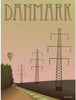  Dänemark Mast Poster 15 X21 Cm