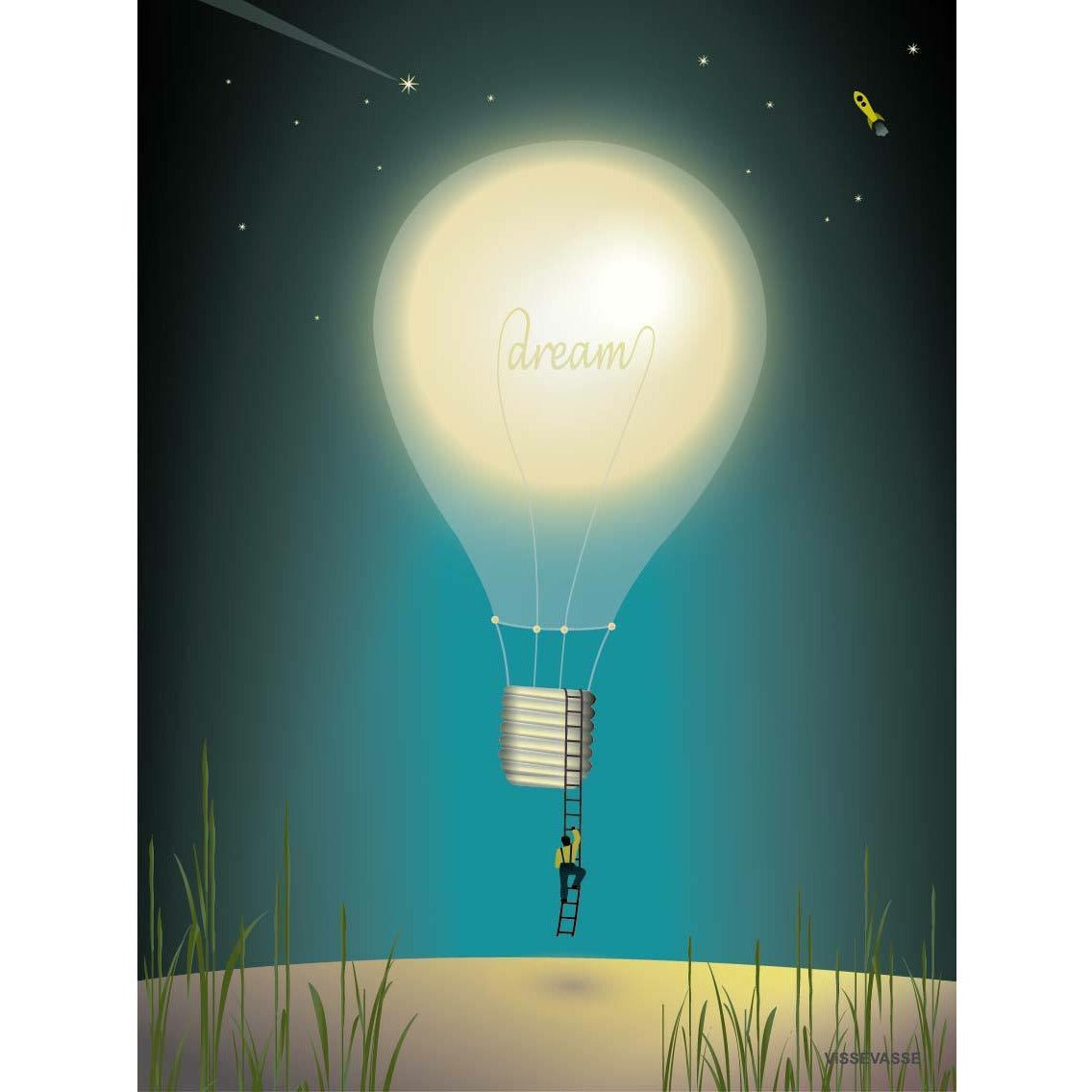 Vissevasse Dreaming Poster, 30 x40 cm