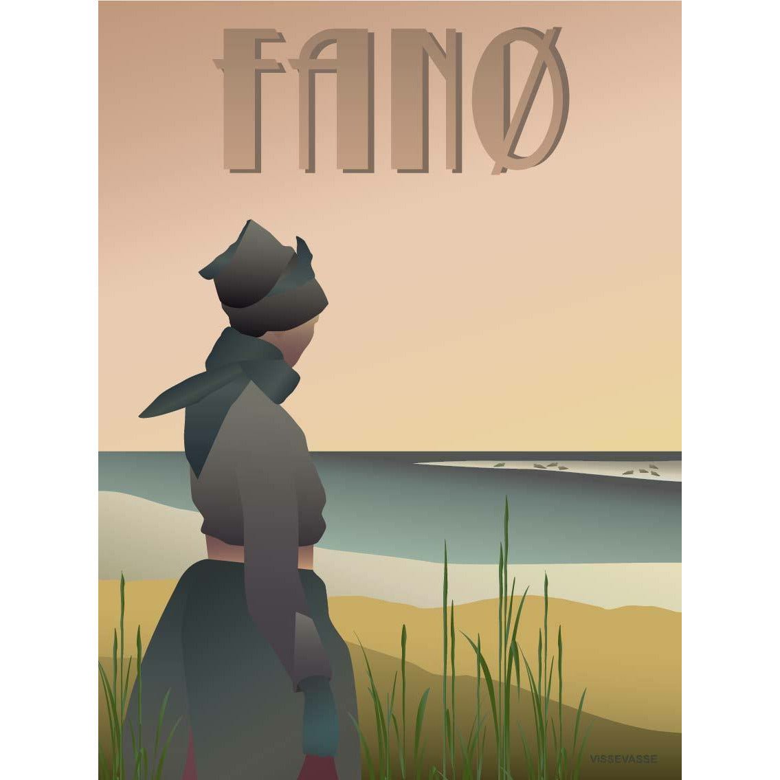 Vissevasse Affiche de Fanø girl, 50 x70 cm