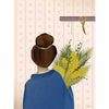  Girl With Bouquet Poster 50 X70 Cm