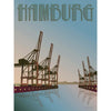  Hamburg Kräne Poster 50 X70 cm