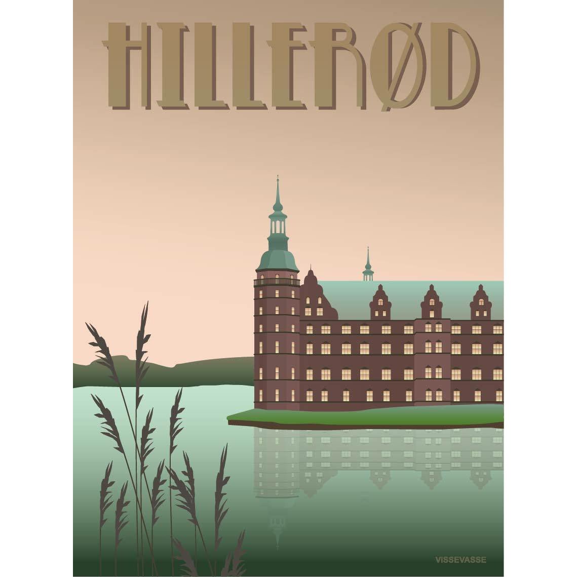 Vissevasse Hillerør Castle Plakat, 30 x40 cm