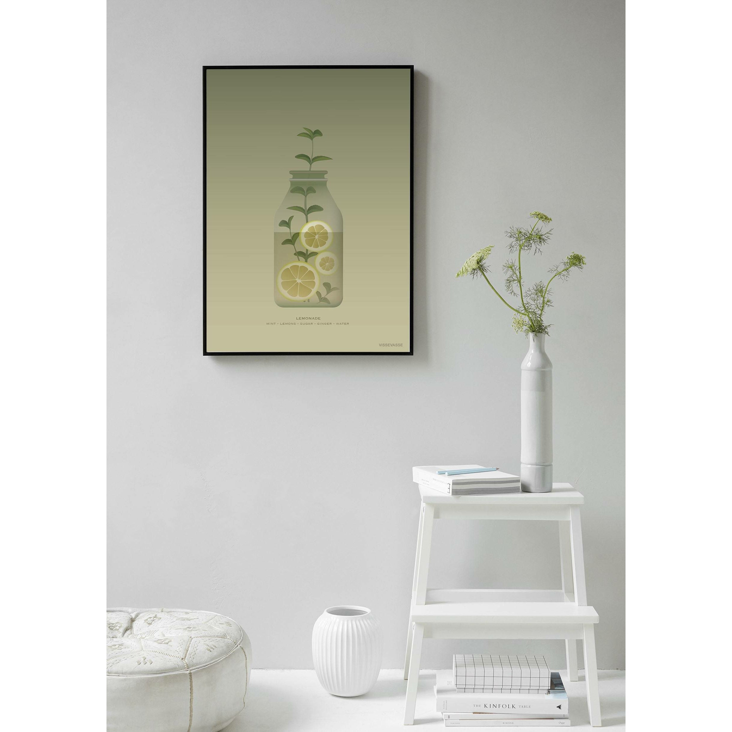 Vissevasse Lemonade plakat, 50 x70 cm