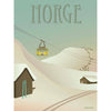 Vissevasse Norwegen Schnee Poster, 30 X40 Cm