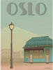  Oslo kiosk -poster 15 x21 cm