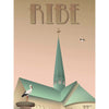 Vissevasse Ribe Störche Poster, 30 X40 Cm