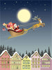  Santa & Rudolf Poster 50x70 Cm