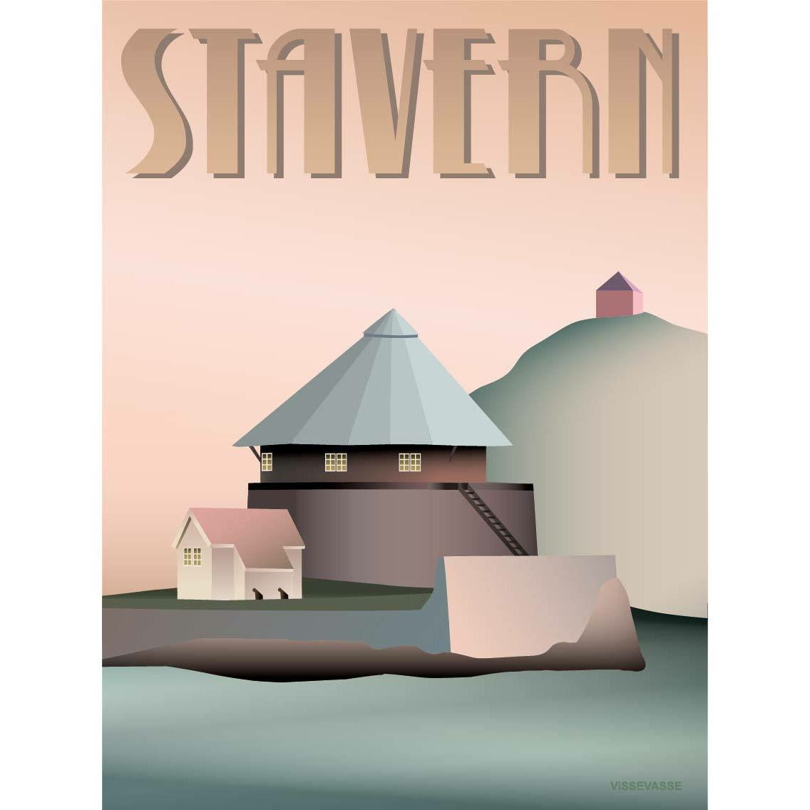 Vissevasse Stavern Citadel海报，30 x40 cm