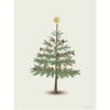 Vissevasse the Christmas Tree Poster, 30 x40 cm