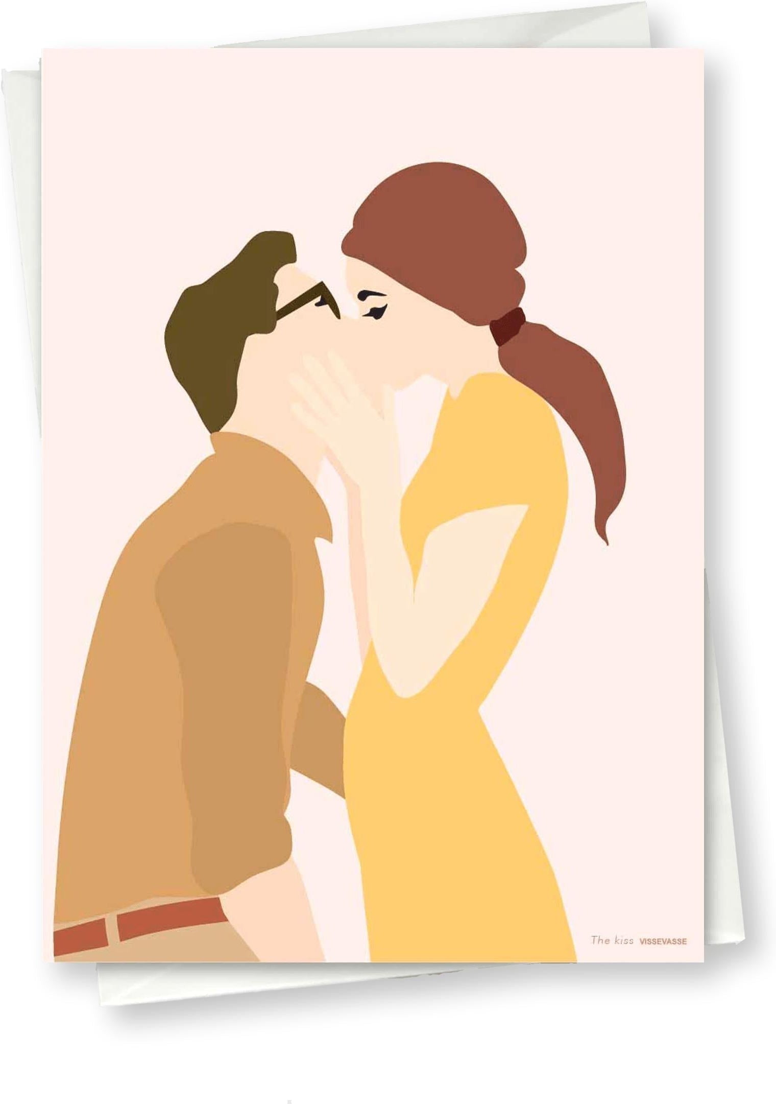 Vissevasse The Kiss Greeting Card, 10x15 Cm