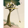  Tree House Poster 30 X40 Cm