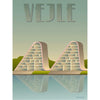  Vejle Wave Poster 30 X40 cm