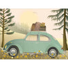  VW Beetle Green plakat 50 x70 cm