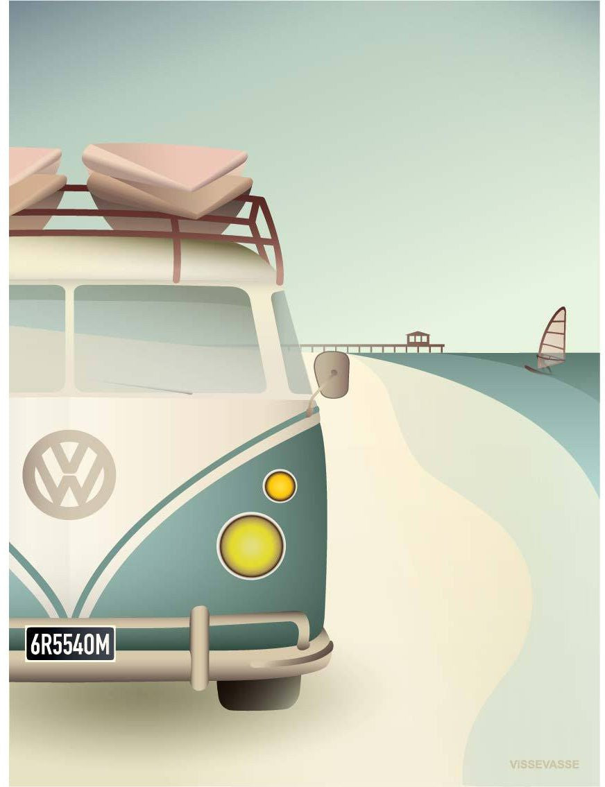 [product_category]-Vissevasse Vw Camper Poster, 15 X21 Cm-Vissevasse-5713138614012-F-2016-140-S-VIS-1