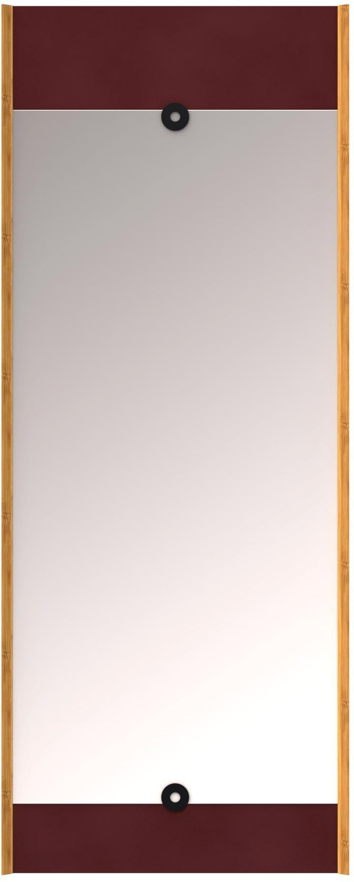 We Do Wood Layer Mirror Burgundy Red, 125cm