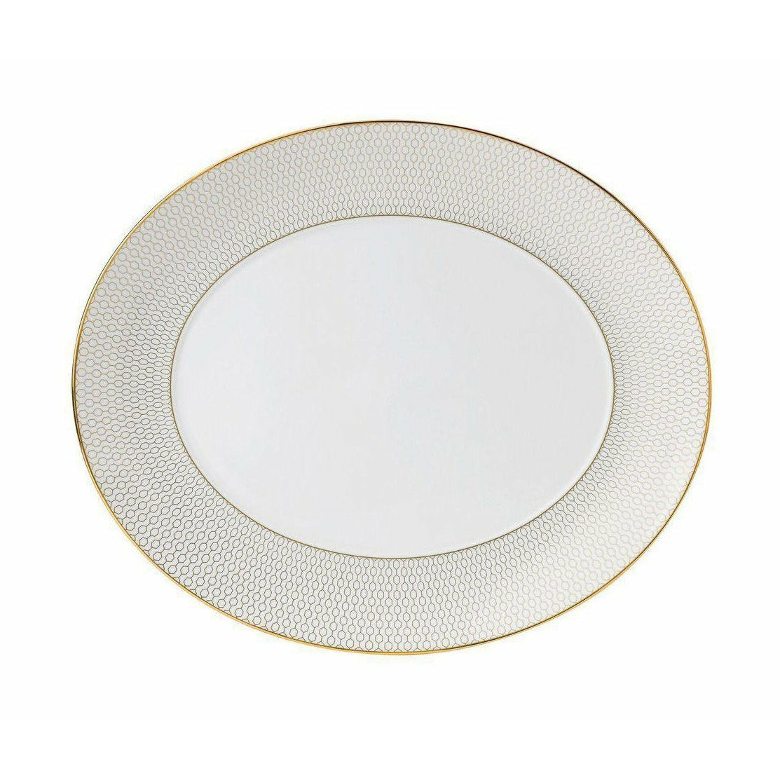 Wedgwood Arris Oval Servierplatte 33 cm