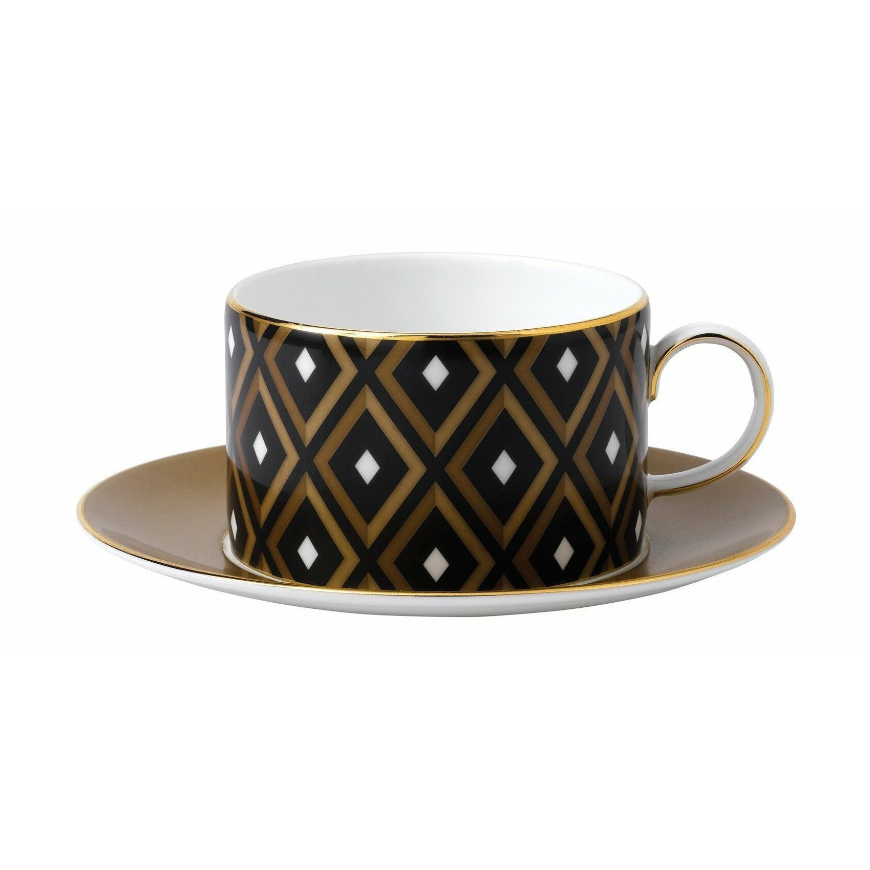 Wedgwood Arris Teetasse 0,18 L & Untertasse Geometrisch 4 St. Geschenkbox