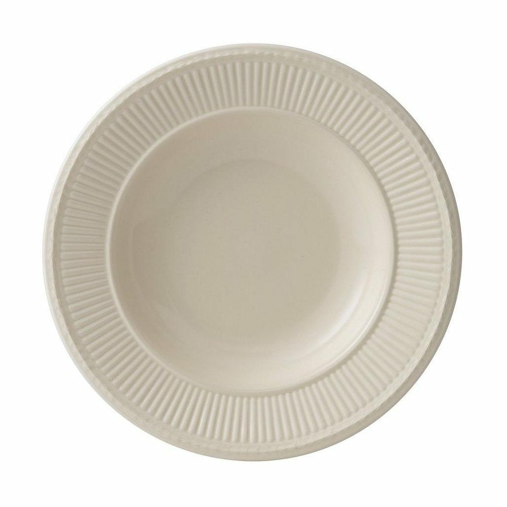 Wedgwood Edme diepe plaat 23 cm, crème