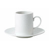 Wedgwood Gio Espressotasse 0,07 L und Untertasse Set Geschenkbox