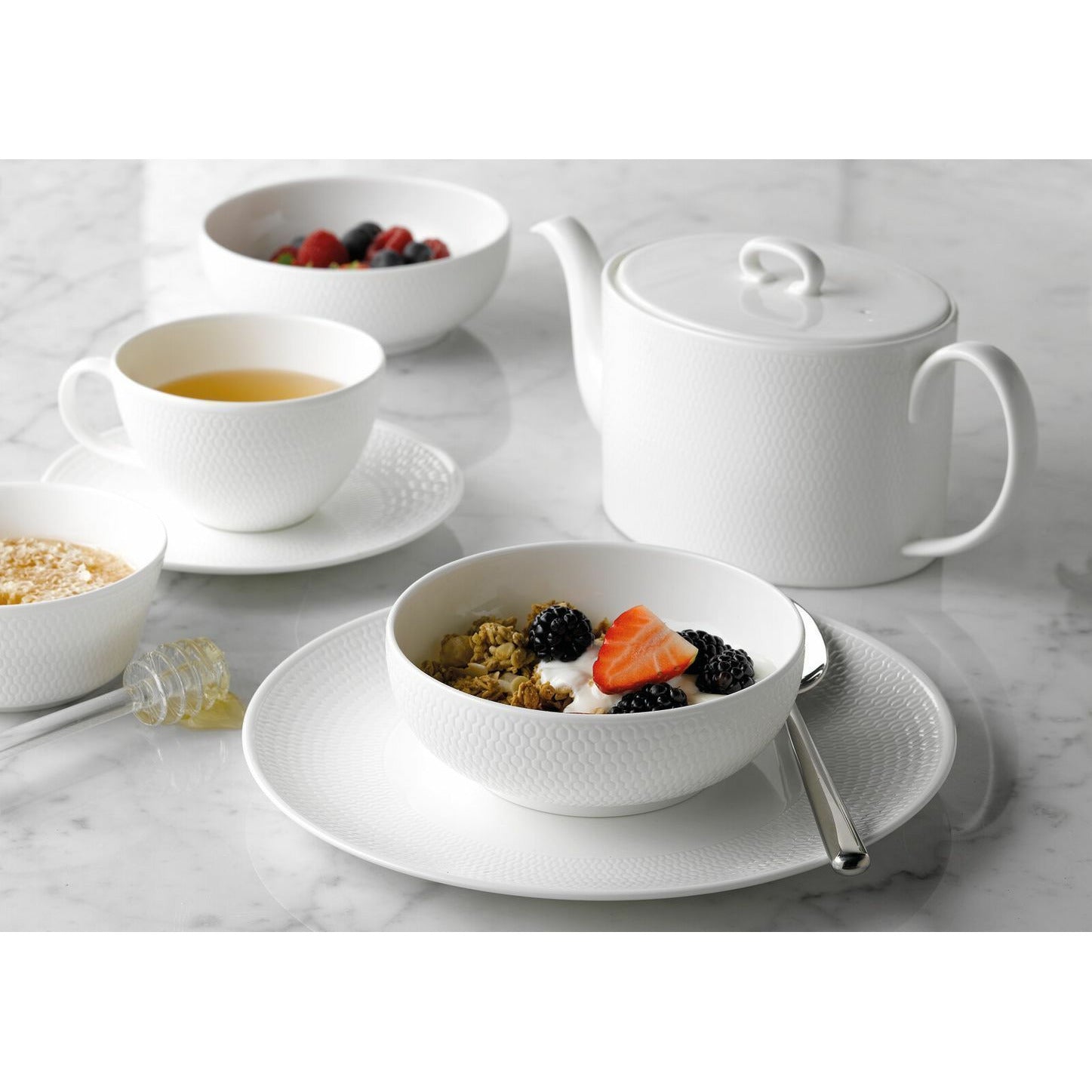 Wedgwood Gio Teapot 1 L Gift Box, White