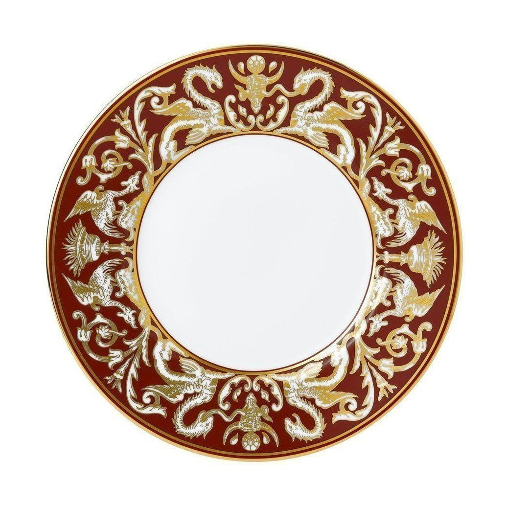 Wedgwood Renaissance Red Florentin Accent Plate de 23 cm