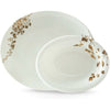 Wedgwood Vera Wang Jardin Servier-Set Oval Servierplatte & tiefe ovale Platte) 25 X20 Cm