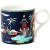 Wedgwood Wonderlust Blauer Pagodenbecher 0,3 L Geschenkkarton, Blau