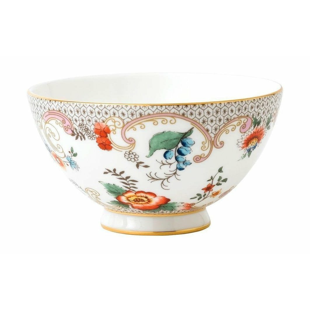 Wedgwood Wonderlust rococo blomster skål 11 cm gaveæske, hvid