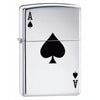 Zippo Classic Lucky Ace High Pools Chrome Later