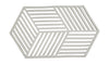 Zone Denmark Hexagon Tivet 24 x 14 x 0,9 cm, gris chaud