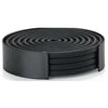 Zone Denmark Rocks Glass Coaster Set de 4, noir